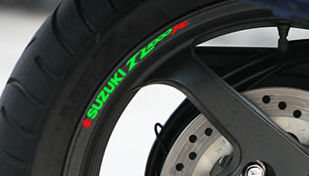 Suzuki TL1000R Rim Decal set