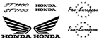 Honda ST1100 Pan European Decal Set
