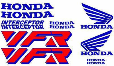 Honda VFR Interceptor Full Decal Set 2 Color