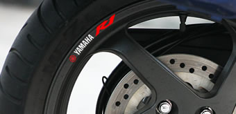 Yamaha YZF R1 Rim Decal set