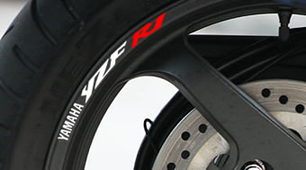 Yamaha YZF R1 Rim Decal set