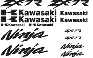 Kawasaki ZX-7R Ninja 14 Decal Set